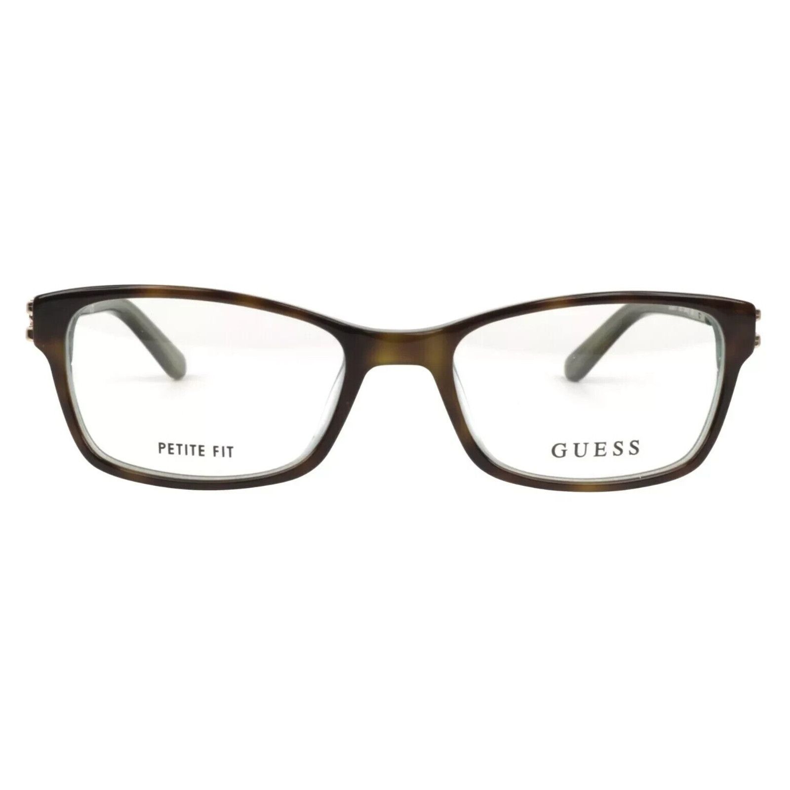 Guess GUESS GU2677 TORTOISE GREEN CRYSTAL LOGO EYEGLASSES 53-17 Size ONE SIZE - 2 Thumbnail