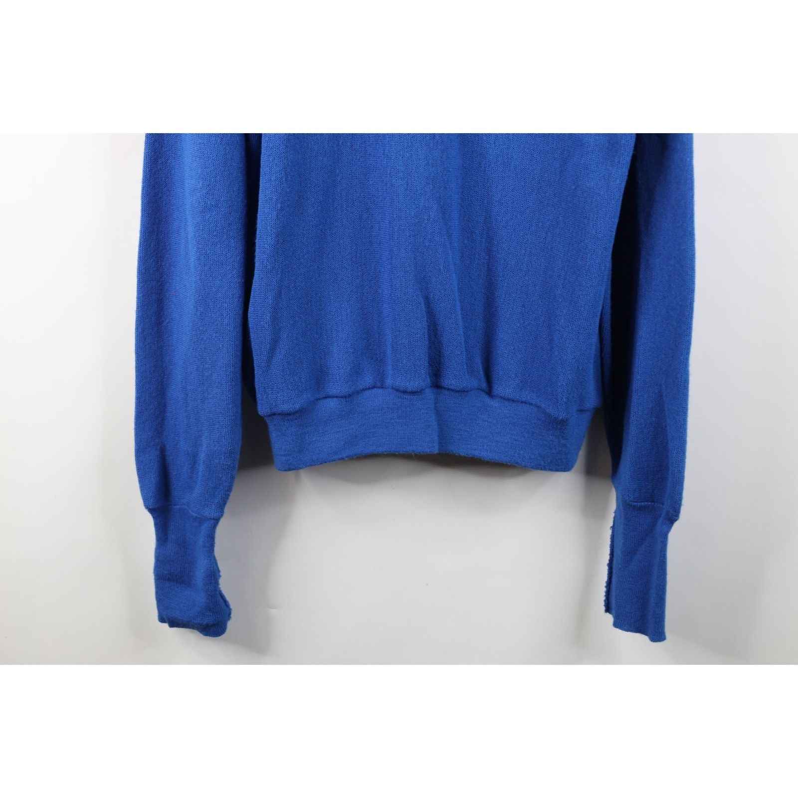 Vintage Vintage 70s Streetwear Blank Knit V-Neck Sweater Size US XL / EU 56 / 4 - 3 Thumbnail