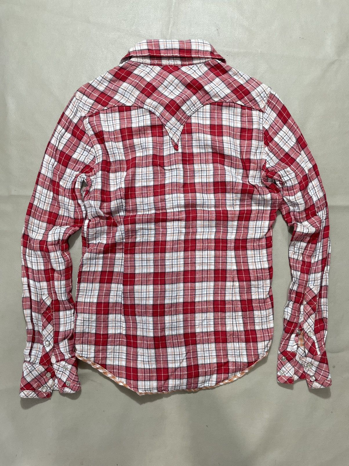 Hysteric Glamour Redbutton Distressed Button wastern shirt Size US S / EU 44-46 / 1 - 5 Thumbnail