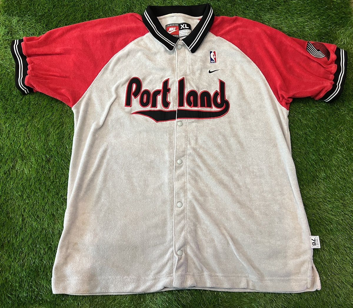 Vintage Nike Portland Trailblazers Shooting Warm Up Jersey
