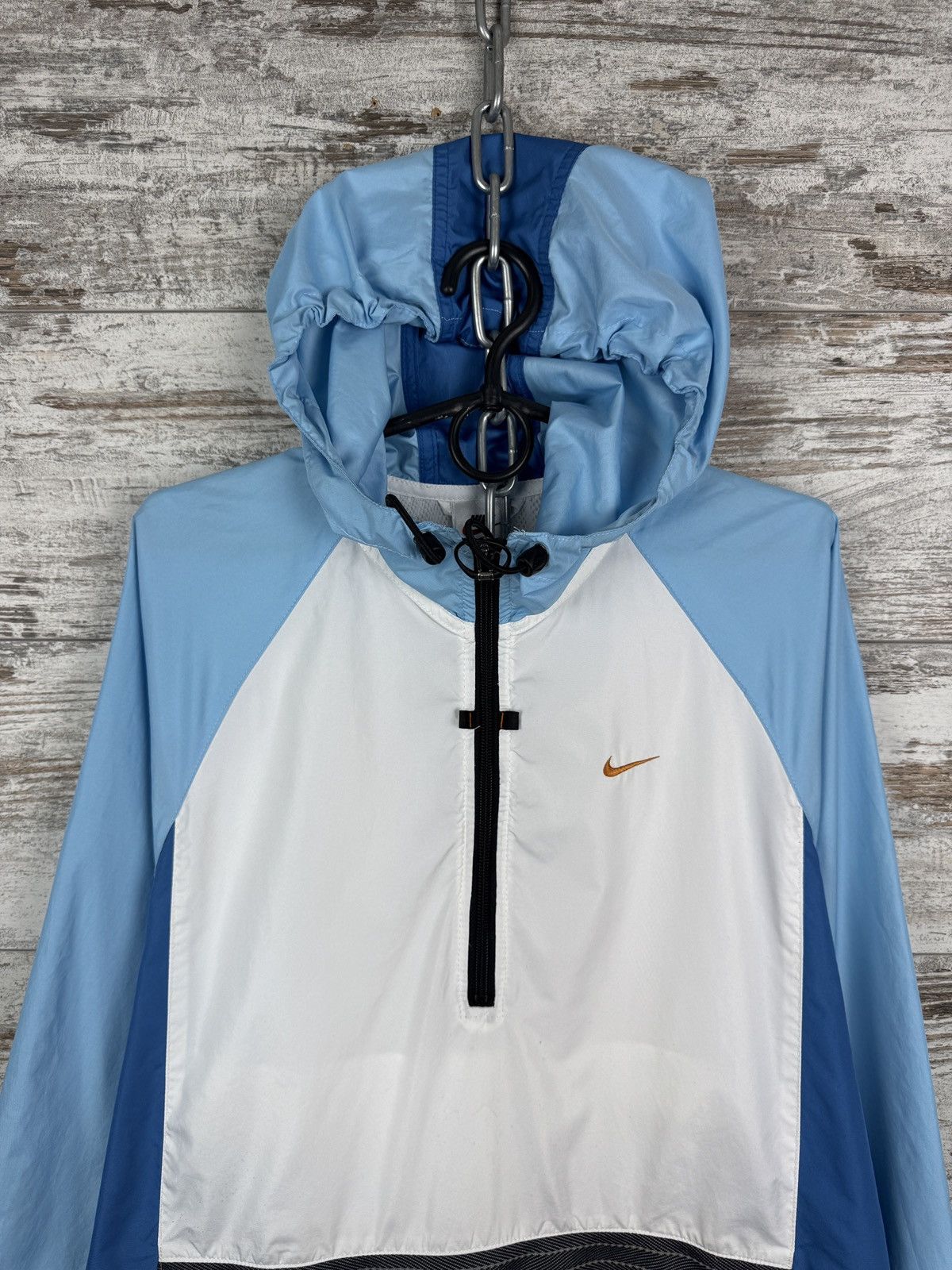Nike × Vintage Mens Vintage Nike nylon track jacket swoosh Olympic y2k rare Size US S / EU 44-46 / 1 - 3 Thumbnail
