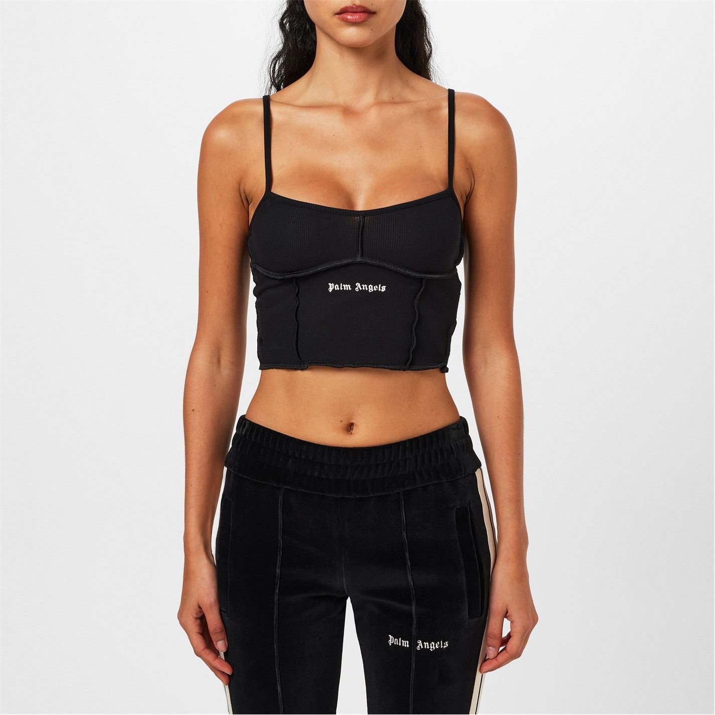 Palm Angels o1g2r1mq0325 Size: M / Logo Bra in Black Size ONE SIZE - 3 Thumbnail