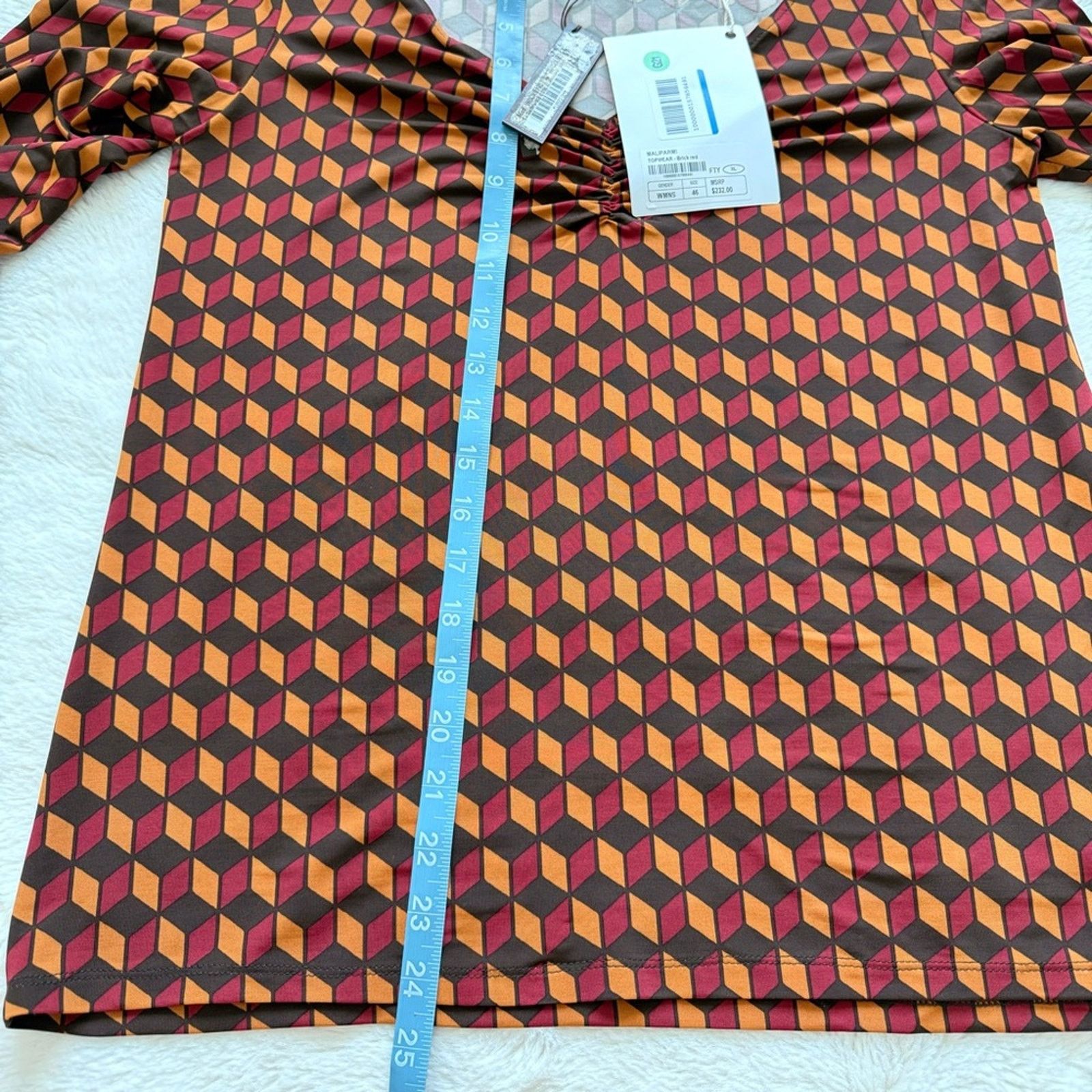 Other NWT!!! MALIPARMI women blouse size 46IT or XL Retail 232$ Size XL / US 12-14 / IT 48-50 - 10 Thumbnail