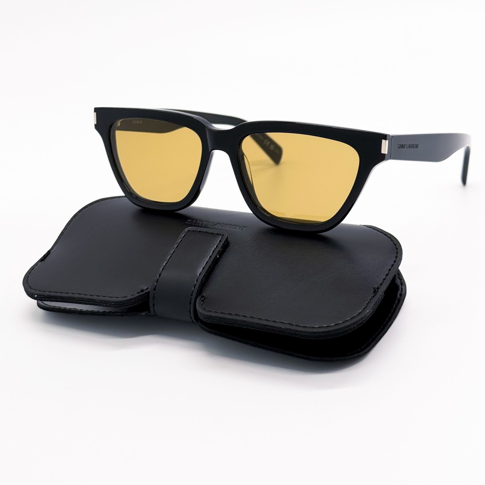 NEW SAINT LAURENT SUNGLASSES SL462 SULPICE 009 BLACK EYEWEAR