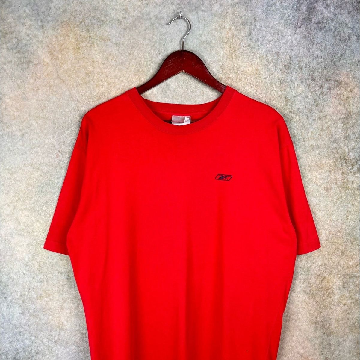Reebok × Vintage VTG Y2K Reebok Logo T Shirt Mens Sz M Red Embroidered Size US M / EU 48-50 / 2 - 2 Thumbnail