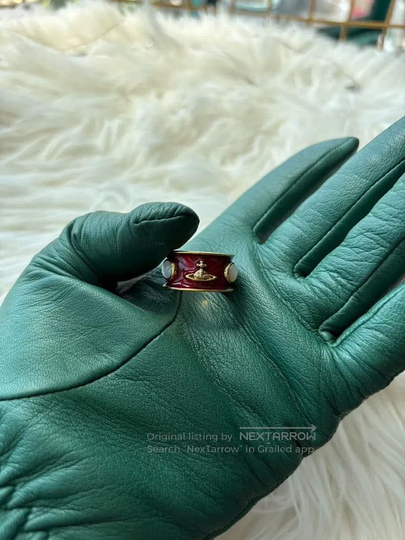 Vivienne Westwood Vivienne Westwood size S Red King Ring in 925 Silver Size ONE SIZE - 4 Thumbnail