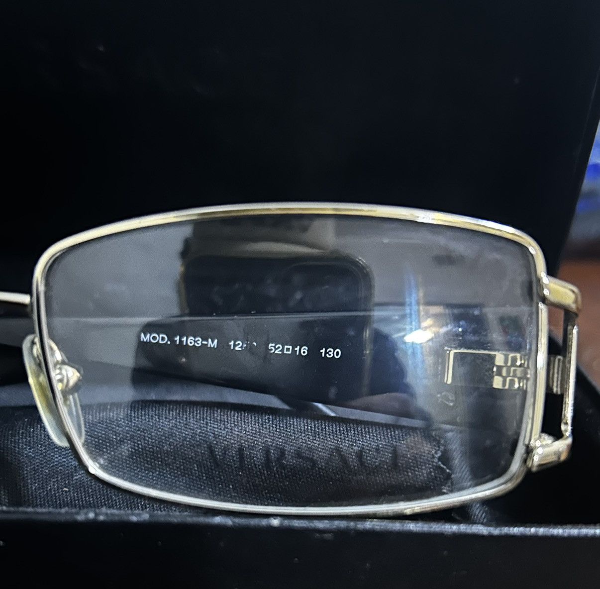 Versace Versace MOD. 1163-M Rimless Glasses - Gold Frame Size ONE SIZE - 3 Thumbnail