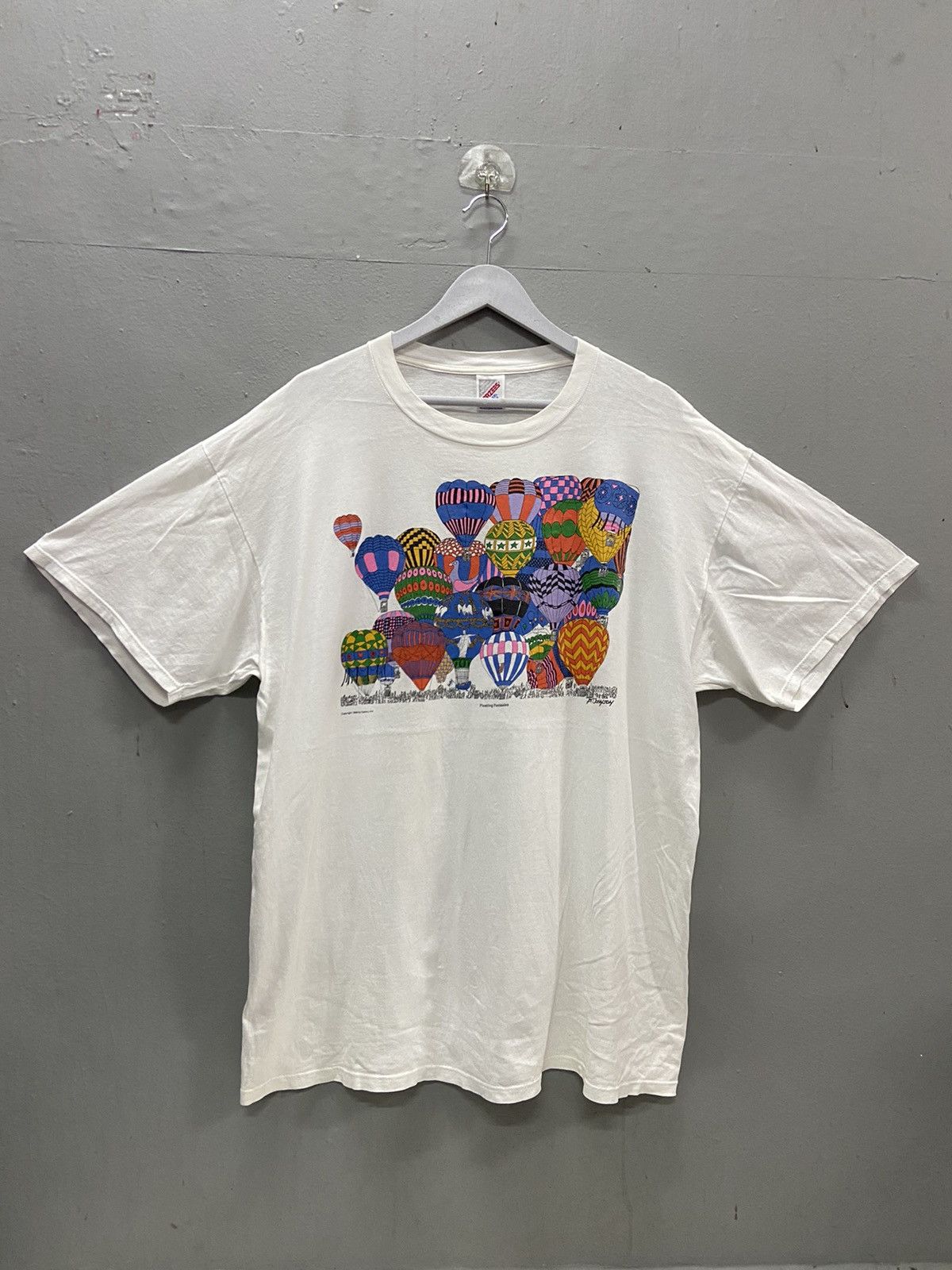 Vintage VINTAGE 1988 B JOHNSON FLOATING FANTASIES TEE SHIRT Size US XXL / EU 58 / 5 - 1 Thumbnail