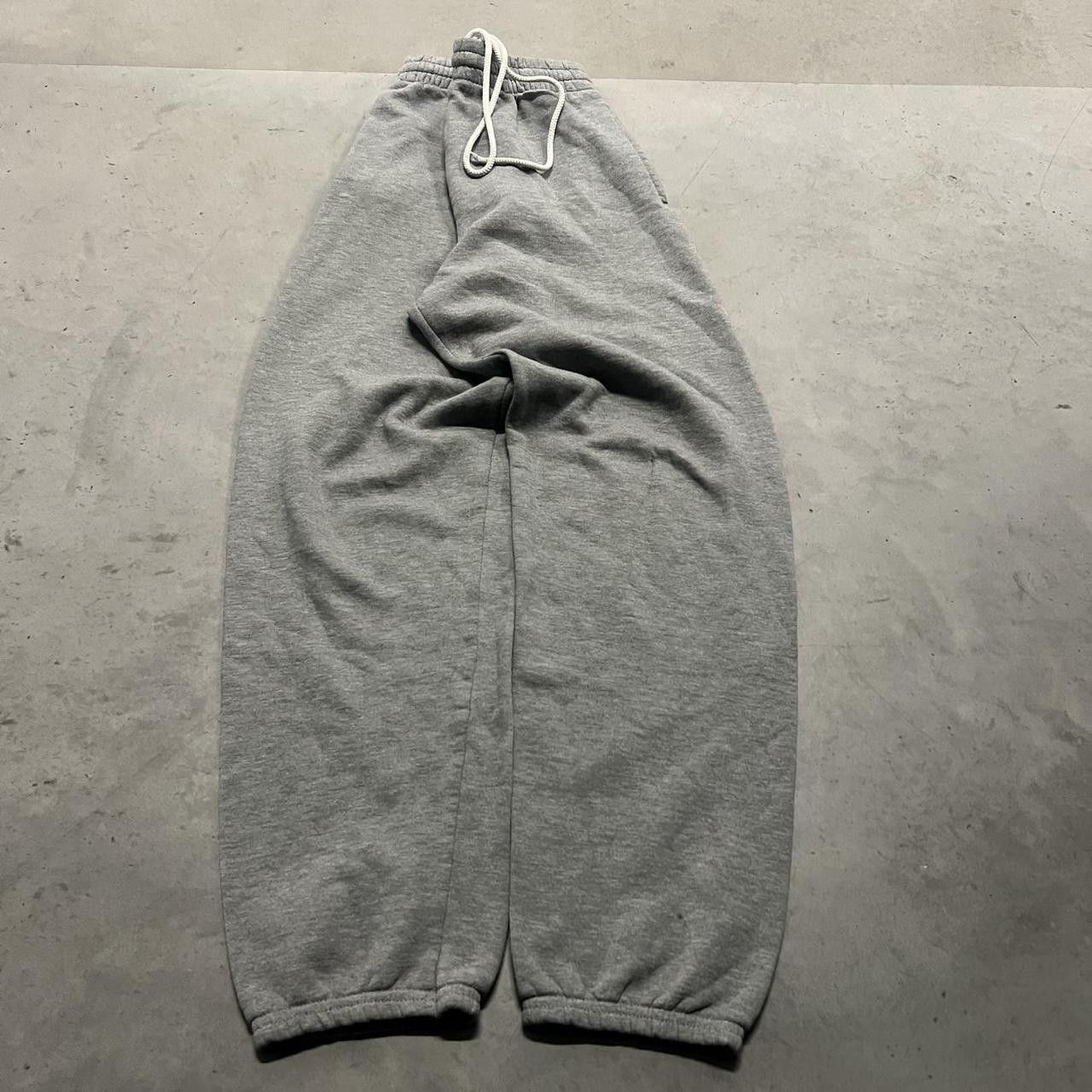 Japanese Brand × Vintage Vintage Y2K Grey Sweatpants With adjustable waist! Size US 28 / EU 44 - 1 Thumbnail