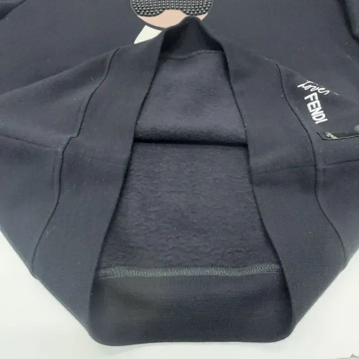 Fendi Black Graphic Long Sleeve Sweatshirt -2507