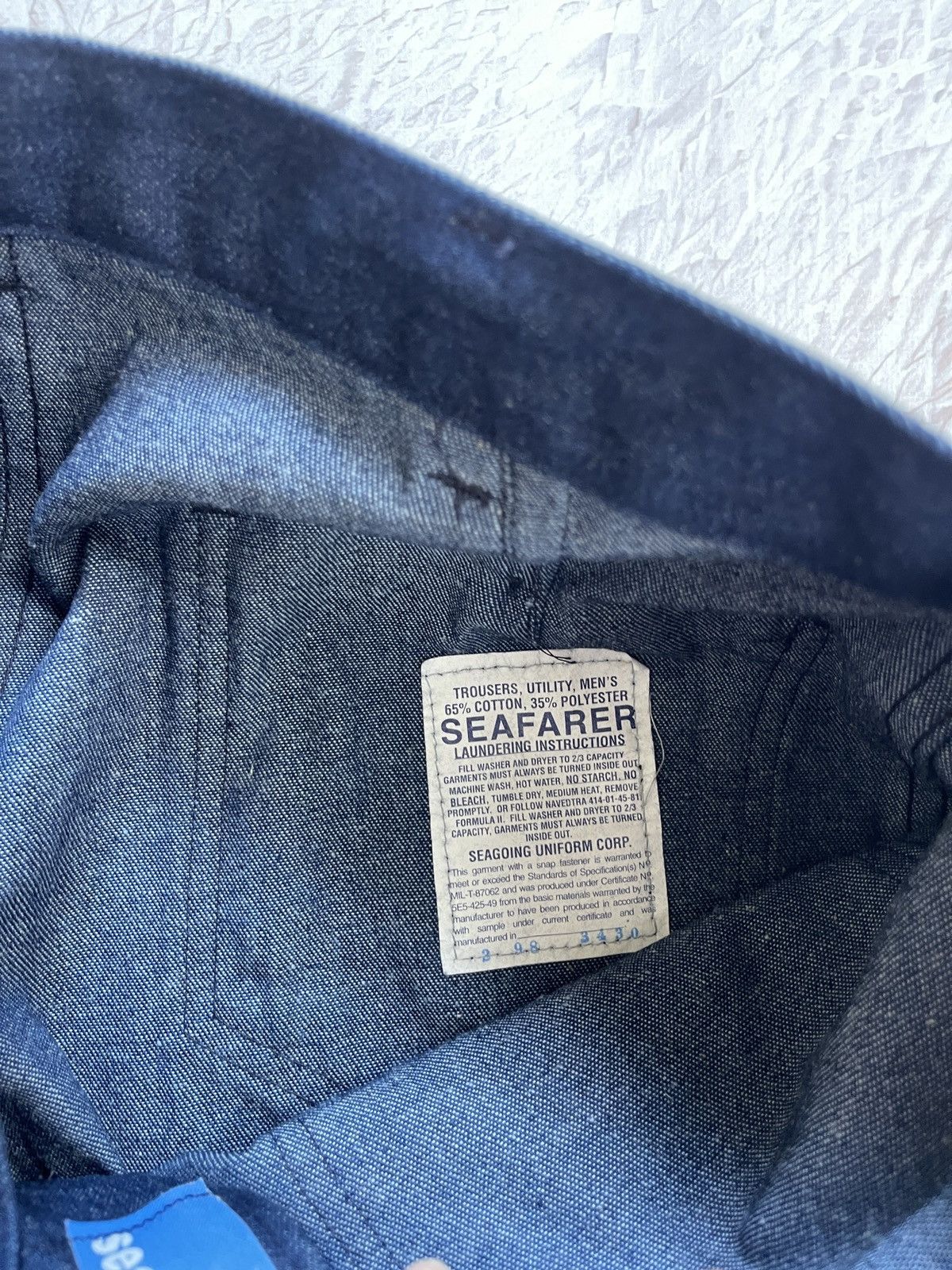 Vintage Seafarer vintage 90s military bottom flare bootcut denim Size US 34 / EU 50 - 12 Thumbnail