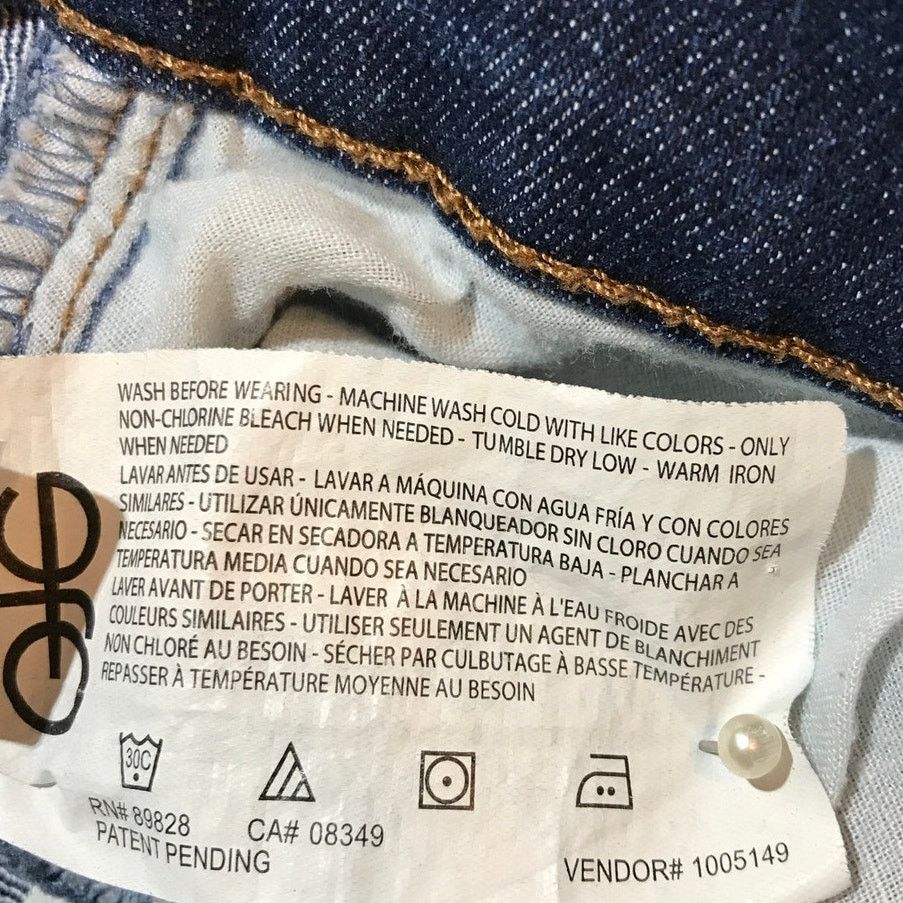 Gloria Vanderbilt Gloria Vanderbilt Amanda High Rise Straight Denim Jeans 24W Size 22" - 6 Thumbnail