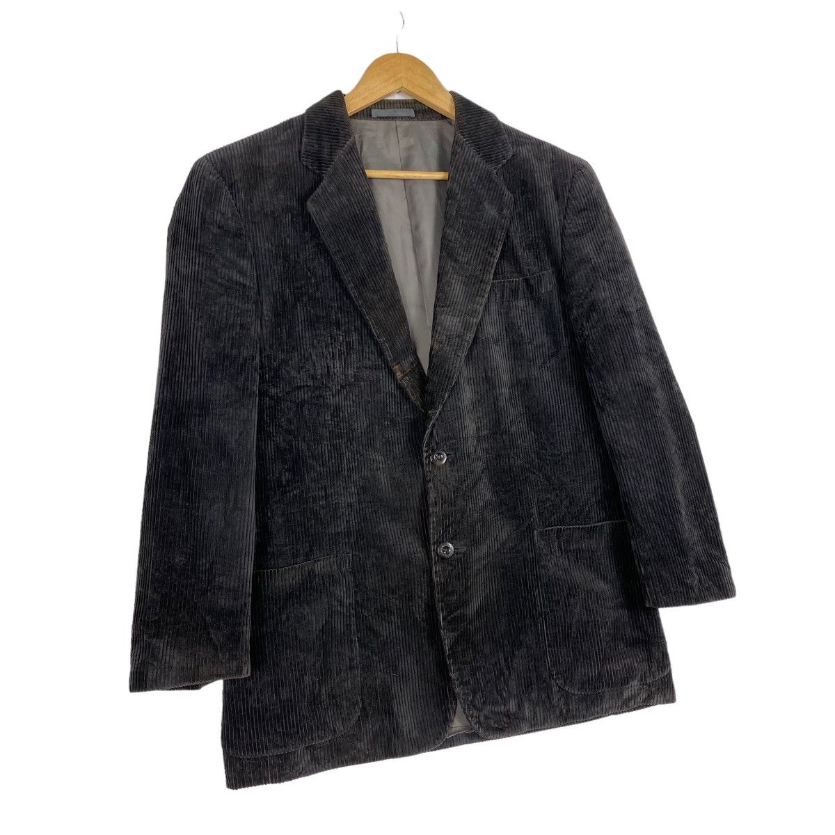 Burberry BURBERRYS CORDUROY BUTTON COAT BLAZER Size US M / EU 48-50 / 2 - 3 Thumbnail