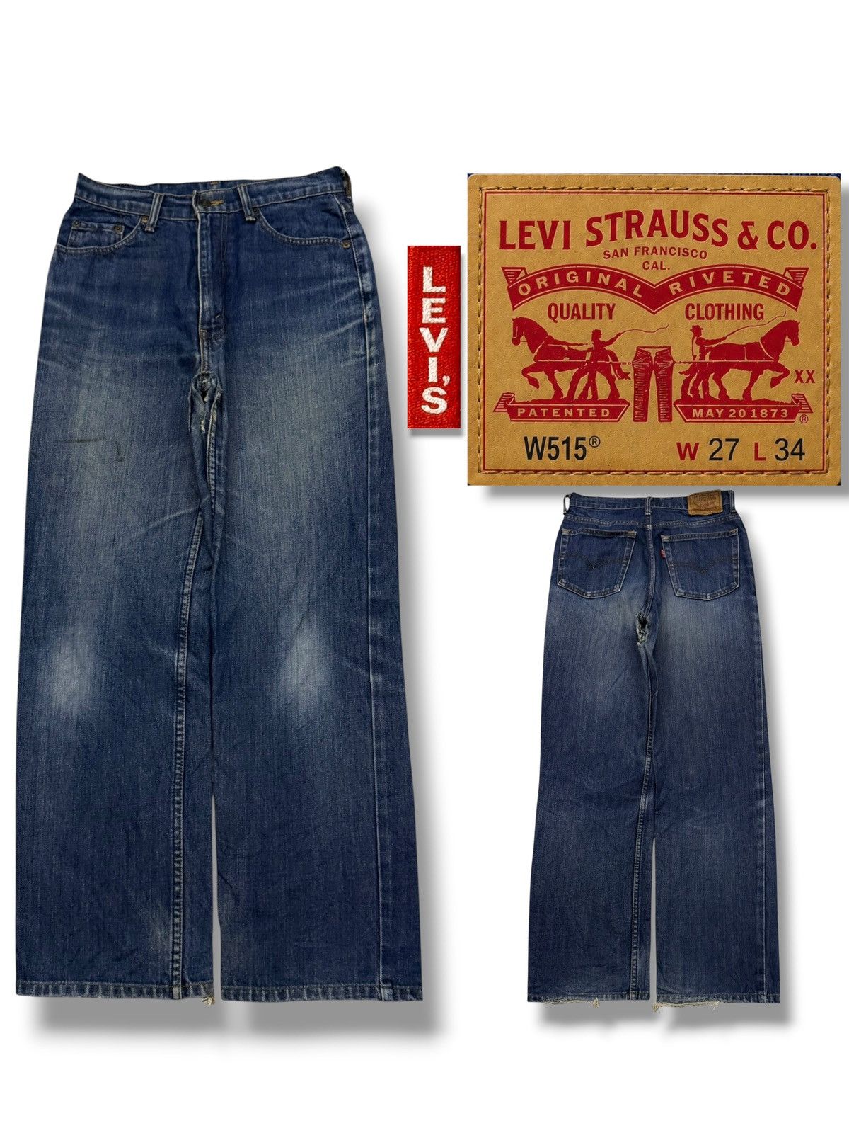 Levi's Vintage Levi’s W515 Made In Japan | Relaxed Straight | W27 Size US 27 - 1 Thumbnail