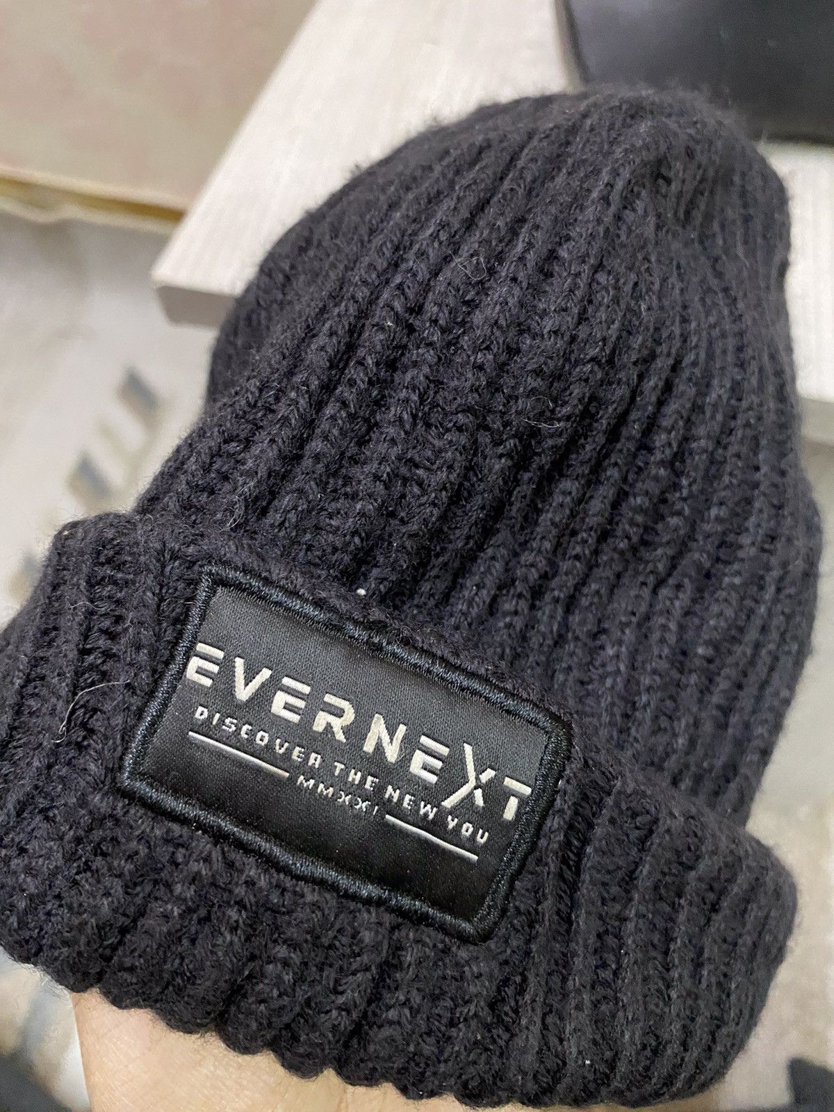 Japanese Brand × Vintage Evernext Knit Beanie Hat Size ONE SIZE - 5 Thumbnail