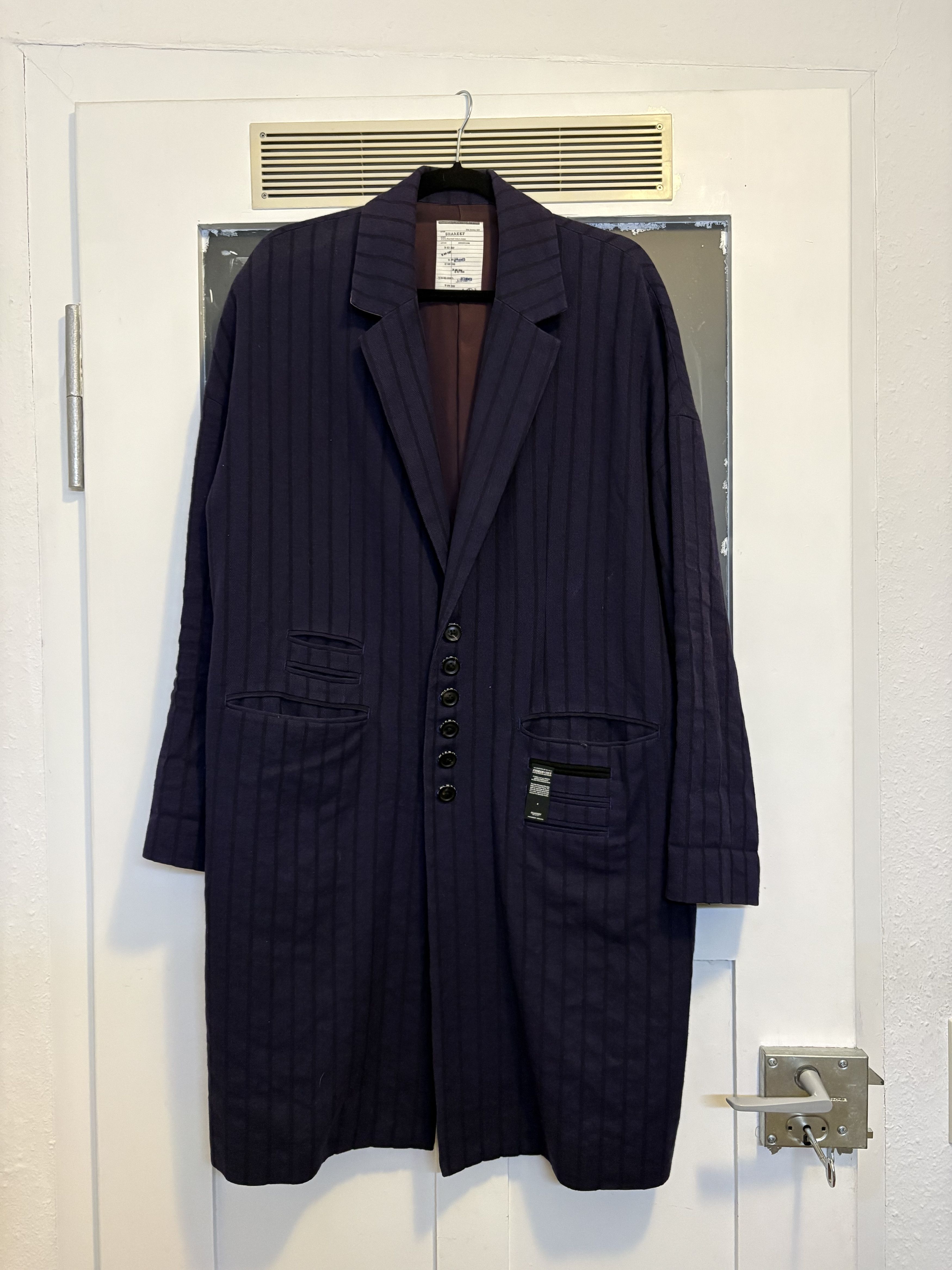 SHAREEF Shareef Tokyo Wool Coat “Library Tag”— Made in Japan Size US M / EU 48-50 / 2 - 1 Thumbnail