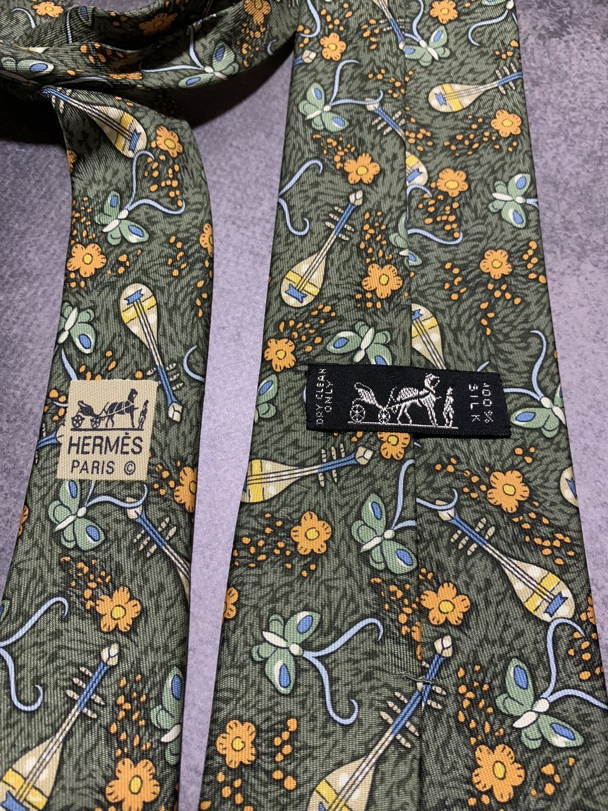 Hermes × Vintage Vintage Hermes luxury silk tie. Insanely beautiful thing Size ONE SIZE - 2 Thumbnail