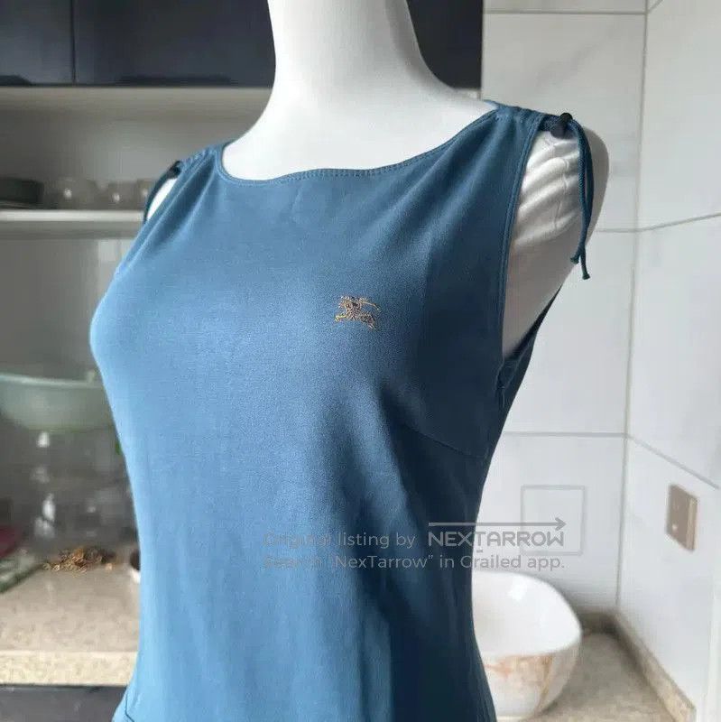 Burberry Burberry M Blue Short Sleeve Dress. Size M / US 6-8 / IT 42-44 - 1 Thumbnail