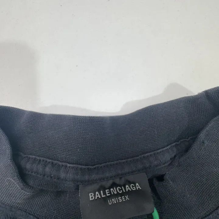 Balenciaga Balenciaga Men's Oversized Crew Neck T-Shirt 0079-2507 Size US M / EU 48-50 / 2 - 2 Thumbnail