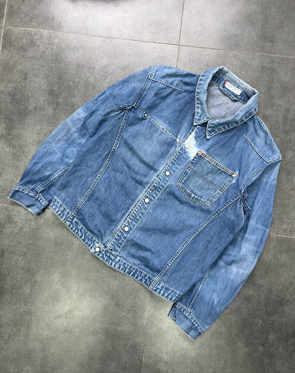 Levi's × Levi's Vintage Clothing × Vintage Levis Engineered Jeans Snap Button Denim Jacket Size US XL / EU 56 / 4 - 3 Thumbnail