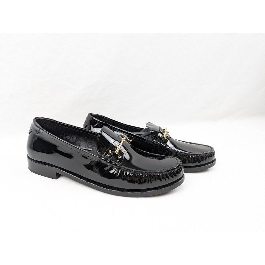 Saint Laurent Paris o1rshd1 Le Loafers 15 in Nero Size US 11 / EU 44 - 13 Thumbnail
