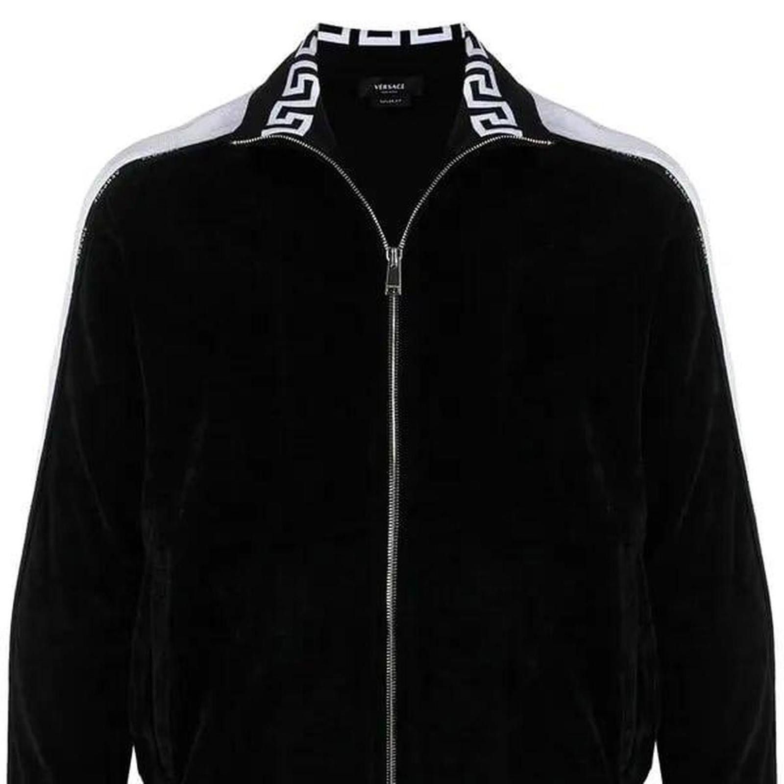 Versace Versace Men's Black and White Track Jacket Size US M / EU 48-50 / 2 - 7 Thumbnail