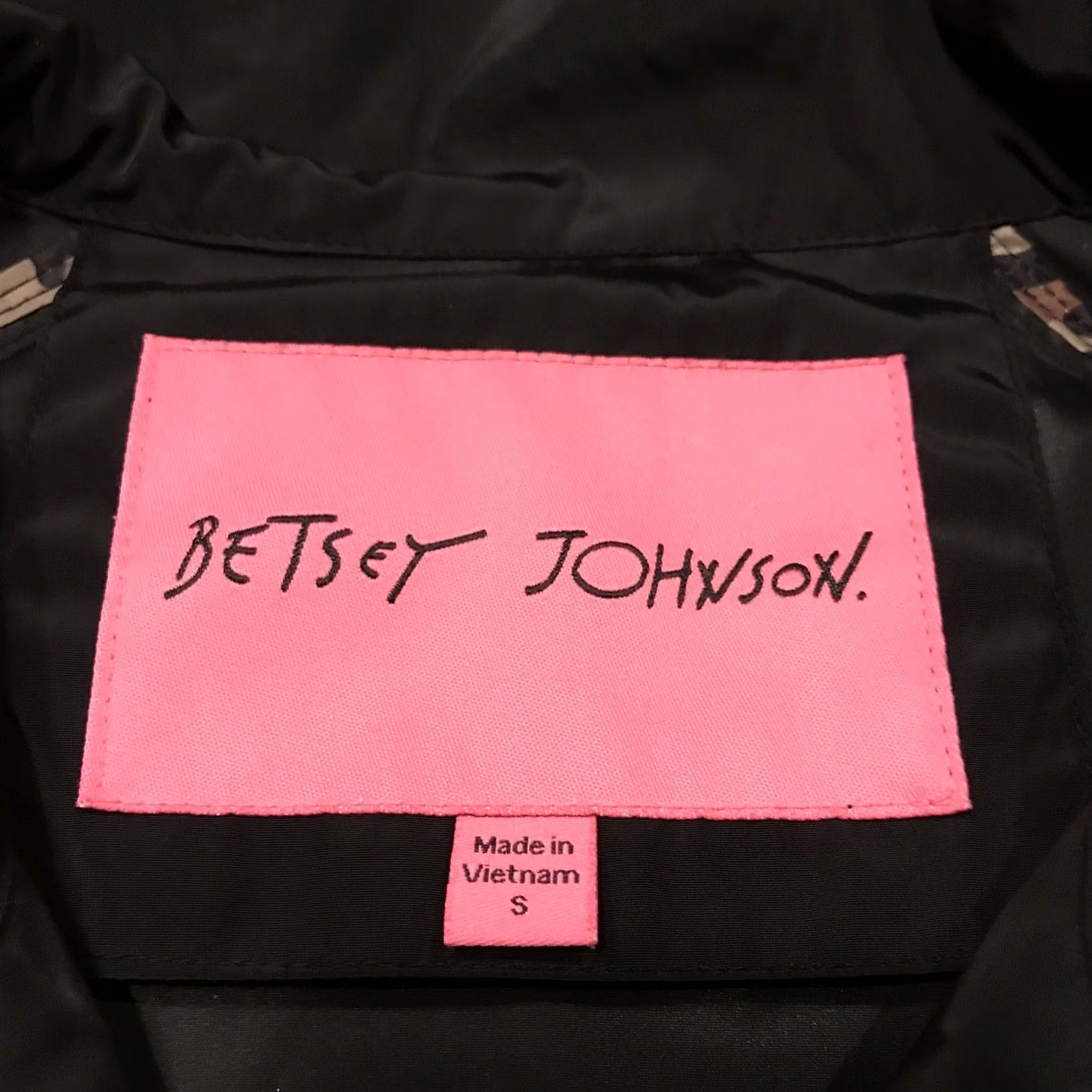 Betsey Johnson Betsey Johnson Black Coat Jacket Full Zip Size S Women Regular Basic Jacket Size S / US 4 / IT 40 - 2 Thumbnail