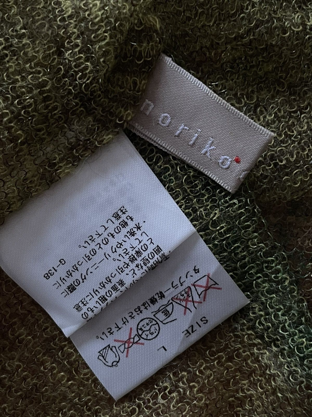 Japanese Brand Noriko raki Japanese Brand High Neck Shirt Size L / US 10 / IT 46 - 4 Thumbnail