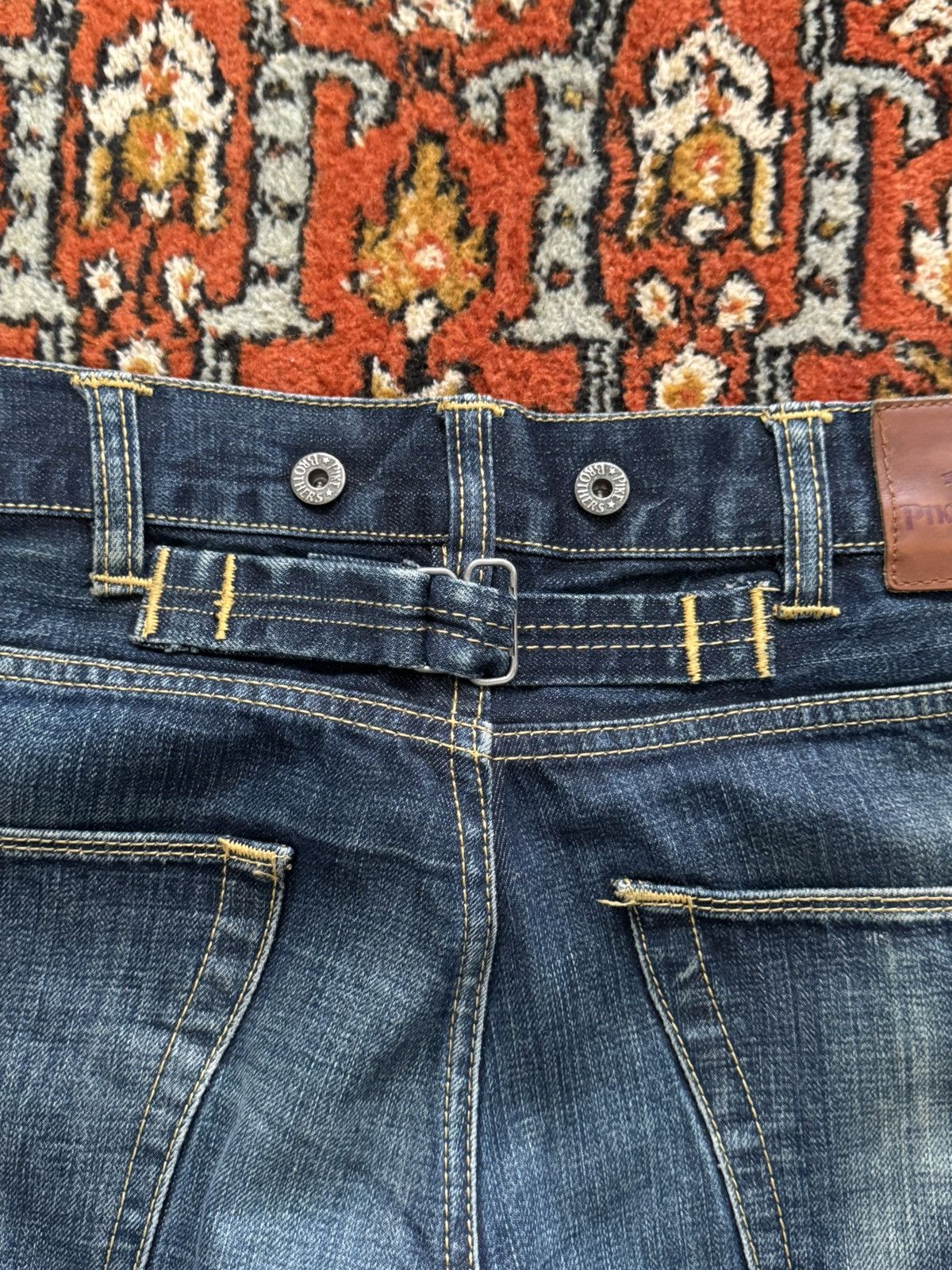 Pike Brothers Vintage Pike Brothers Selvedge Japanese Roamer Back Cinch Size US 34 / EU 50 - 4 Thumbnail