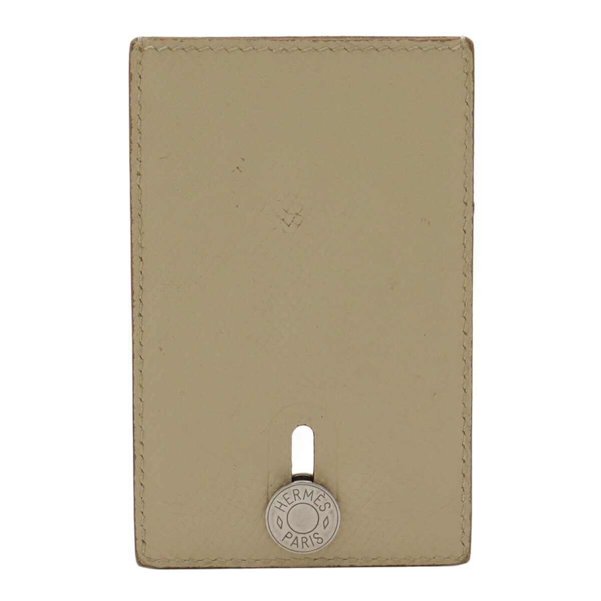 Hermes Hermès Diabolo Veau Epsom Card Case Leather Card Case Stamp M (2009) DUTY FREE for USA