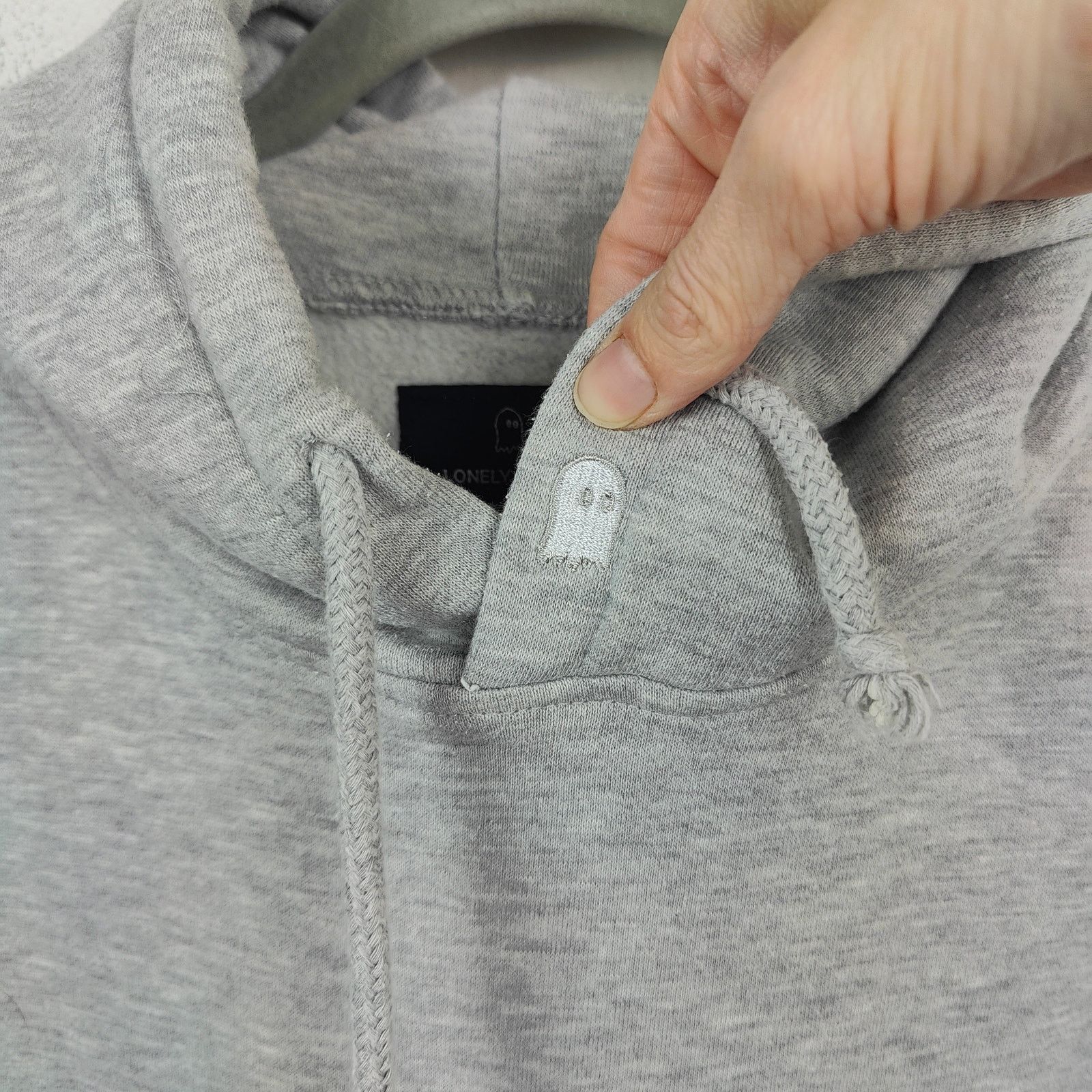 Other Lonely Ghost ILYSIB Hoodie Gray Mens XL Light Gray Heather Size US XL / EU 56 / 4 - 5 Thumbnail