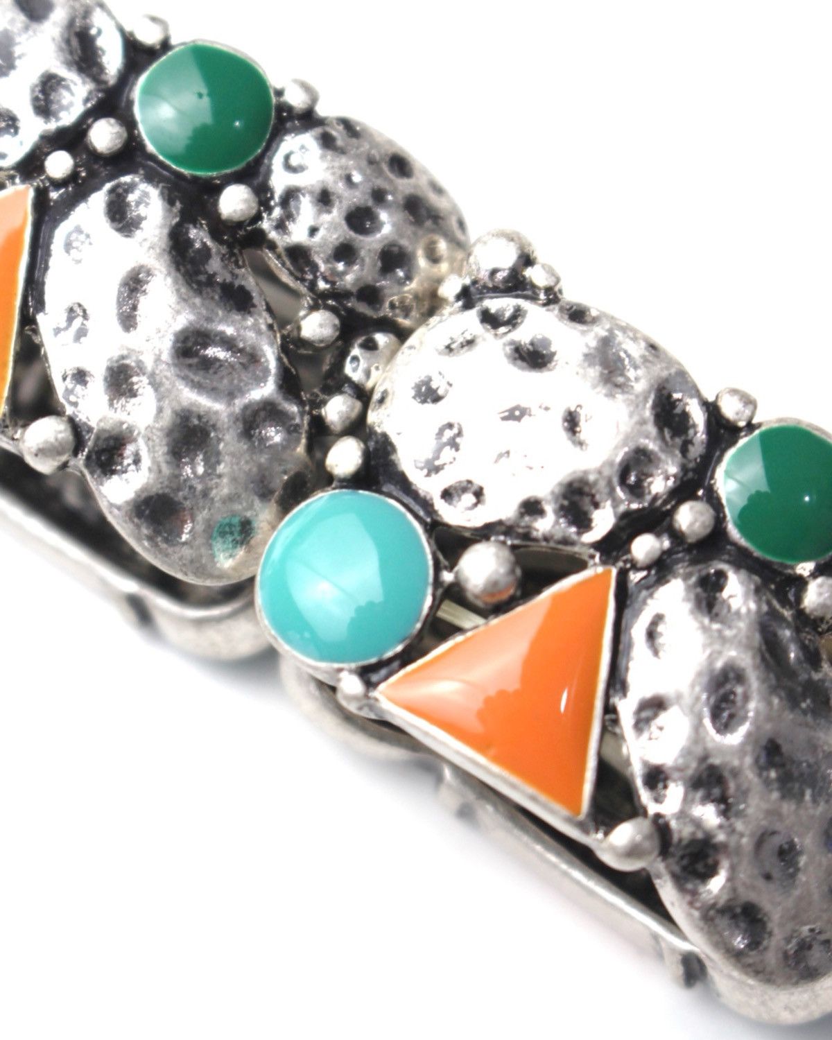 Vintage 2000S JAPANESE MADE LAVA BLOOM NAVAJO NATIVE METAL BRACELET Size ONE SIZE - 5 Thumbnail
