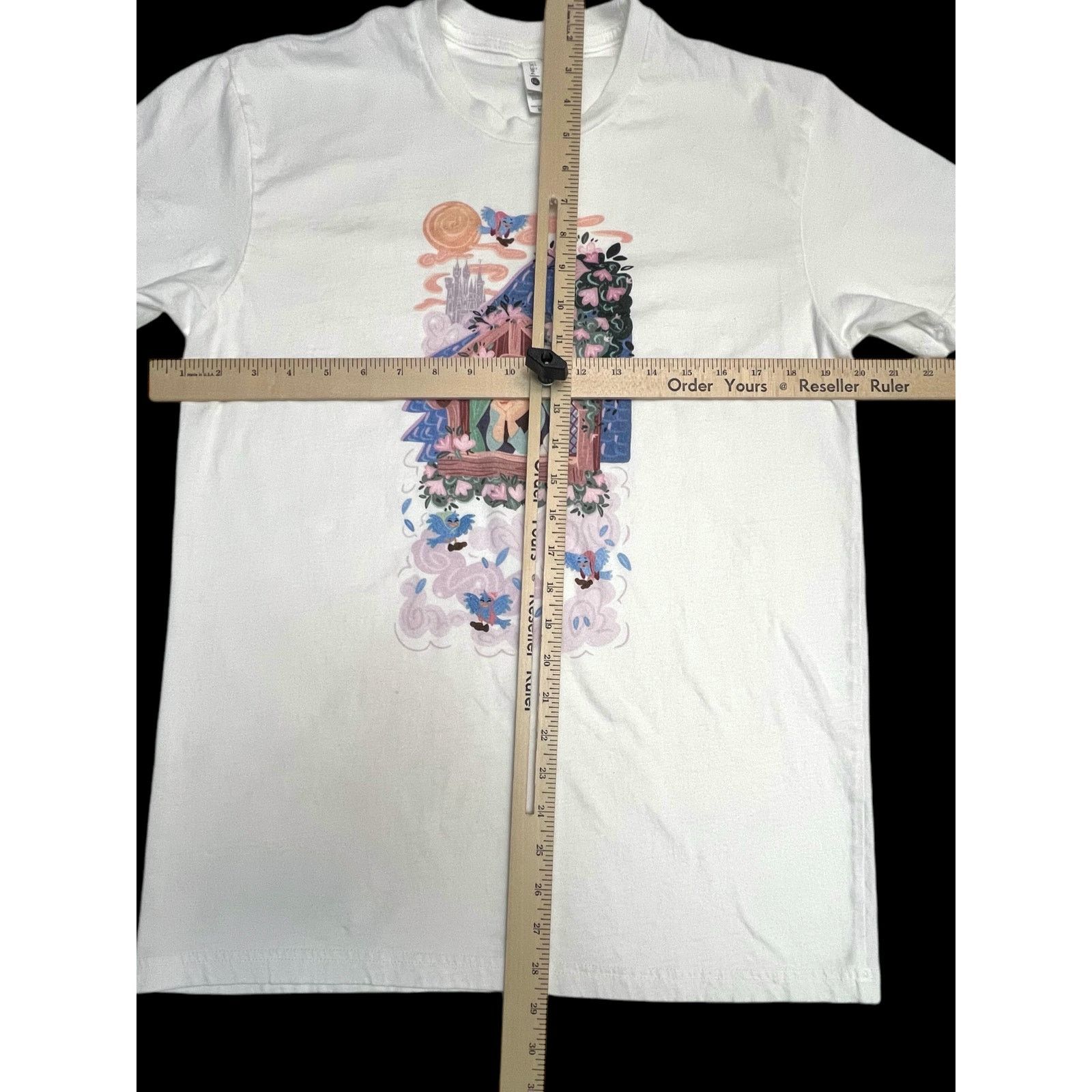 Next Level Apparel Cinderella Disney Princess Women’s T-Shirt - White - Medium Size M / US 6-8 / IT 42-44 - 8 Thumbnail