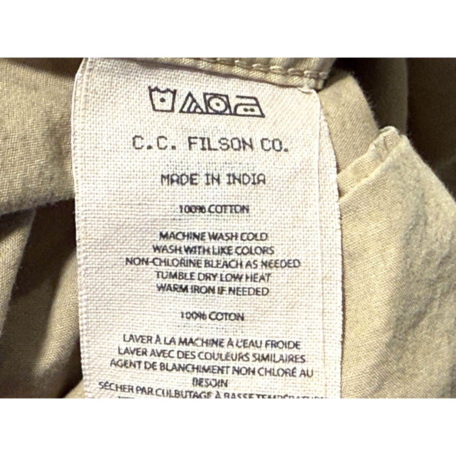 Filson Filson Shirt Mens L Brown Cotton Button Short Sleeve Pockets Outdoor Classic Outdoor Pockets 1900s? Size US L / EU 52-54 / 3 - 5 Thumbnail