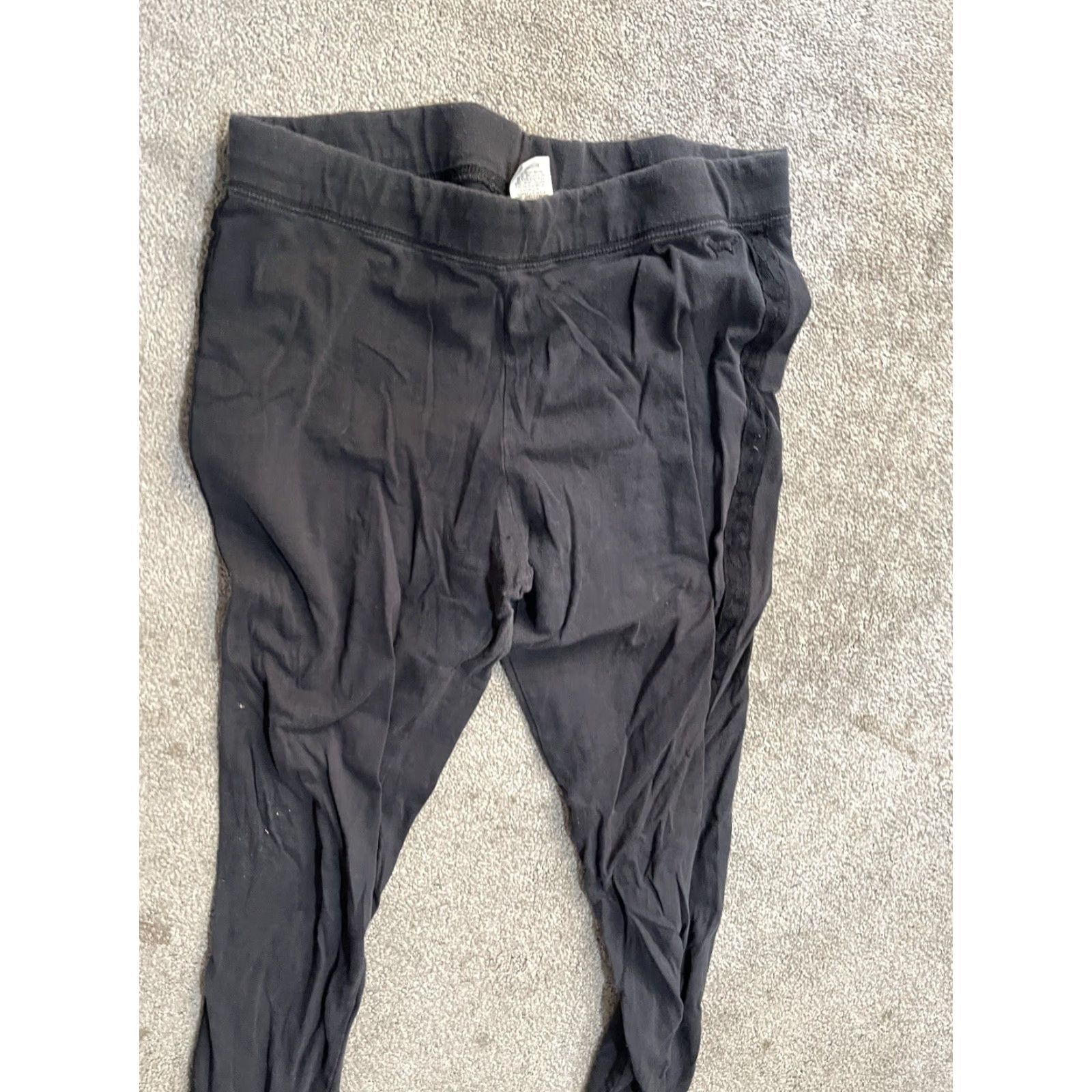 Victoria's Secret Victoria's Secret Pink Leggings Women's Large Black Ankle Solid Slim Breathable Yoga Knit Stretch easy care Machine Washable Size 36" / US 14 / IT 50 - 2 Thumbnail