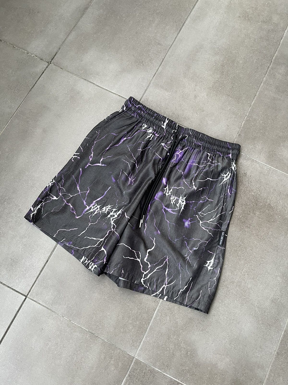 Han Kjobenhavn !DS! FW22 Han Kjobenhavn Purple Thunder Track Shorts Size US 34 / EU 50 - 11 Thumbnail