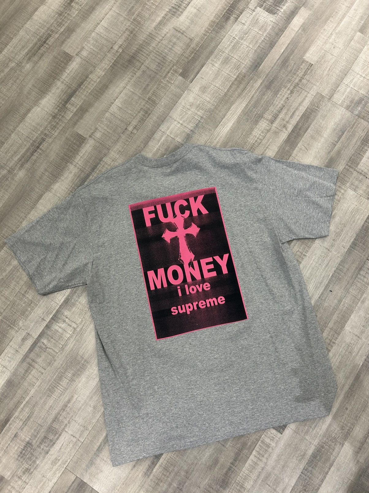 Supreme Supreme Fuck Money Tee Size US XL / EU 56 / 4 - 5 Thumbnail