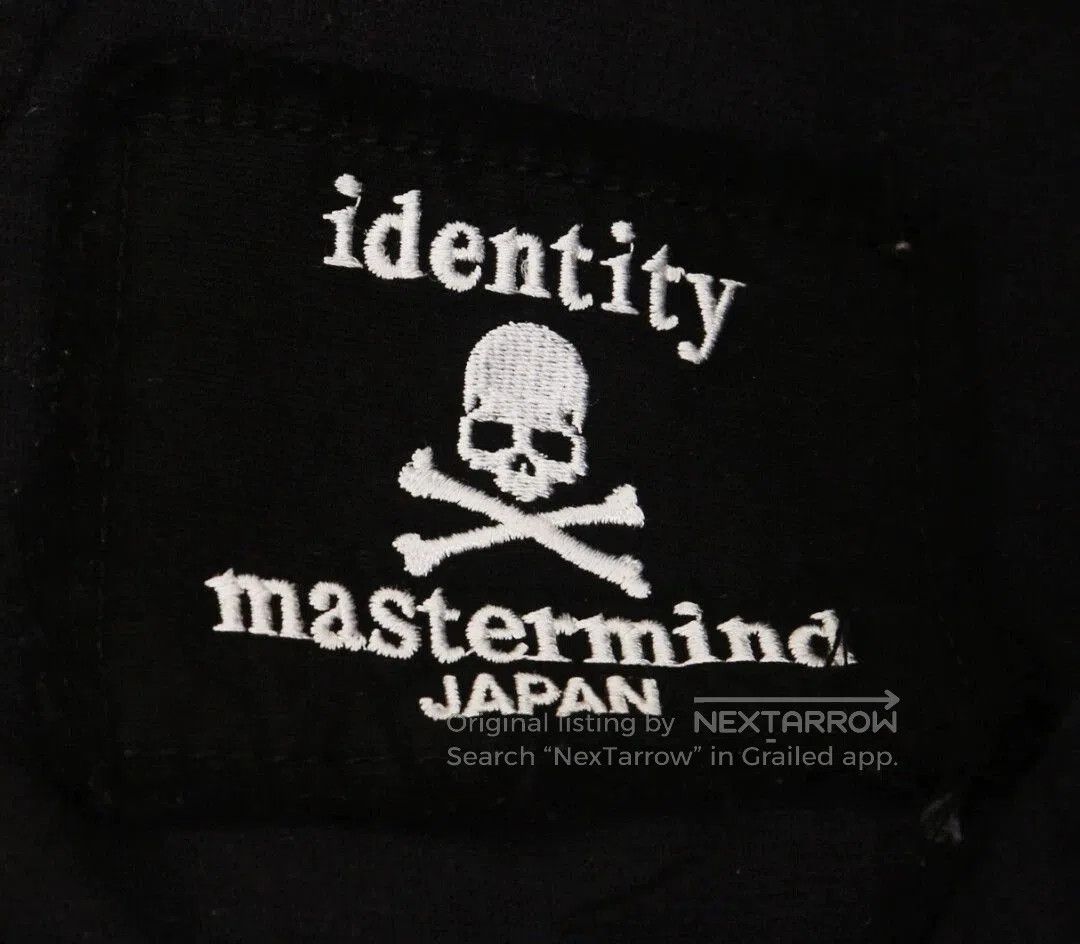 Mastermind Japan Black Denim Cargo Pants with Distressed Details. Size US 34 / EU 50 - 8 Thumbnail