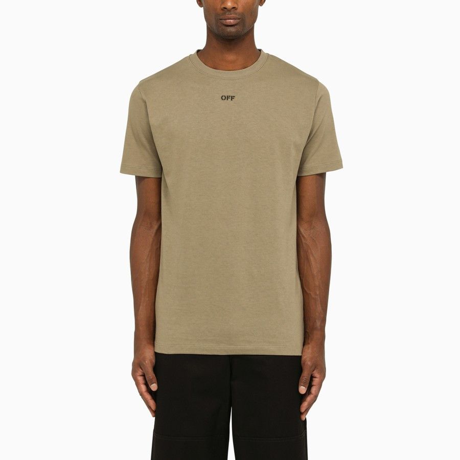 image of Off White O1D2Blof0424 T-Shirts In Beige, Men's (Size Small)