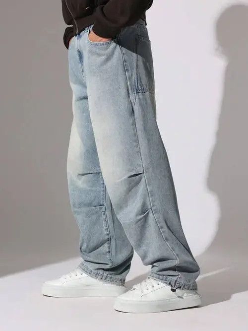 Jean Washed Skater Parachute Jeans Size US 32 / EU 48 - 2 Thumbnail