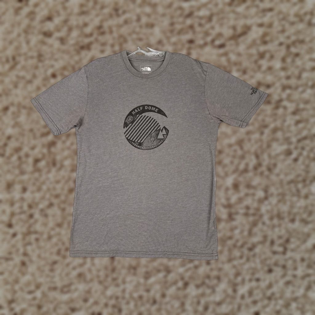 The North Face VINTAGE The North Face Shirt Men S Gray Yosemite National Park Cotton Blend Logo Tee Short Sleeve Crew Neck All Seasons Men’s T-Shirt 90s Era Style Size US S / EU 44-46 / 1 - 1 Thumbnail