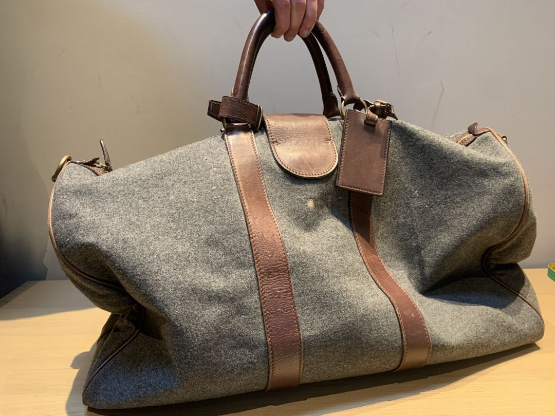 Ralph Lauren Vintage Polo Ralph Lauren Duffle Bag - Wool & Leather Size ONE SIZE - 3 Thumbnail
