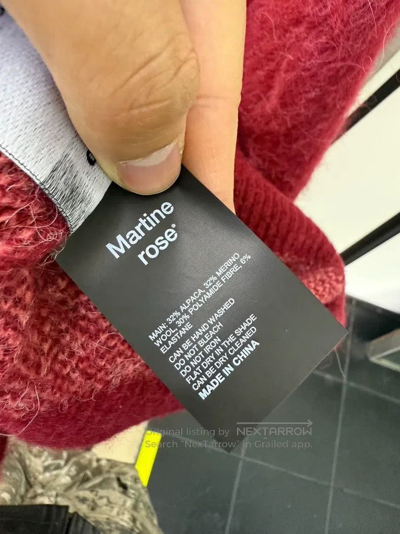 Martine Rose Martine Rose 25SS horsehair sweater Size US XS / EU 42 / 0 - 7 Thumbnail