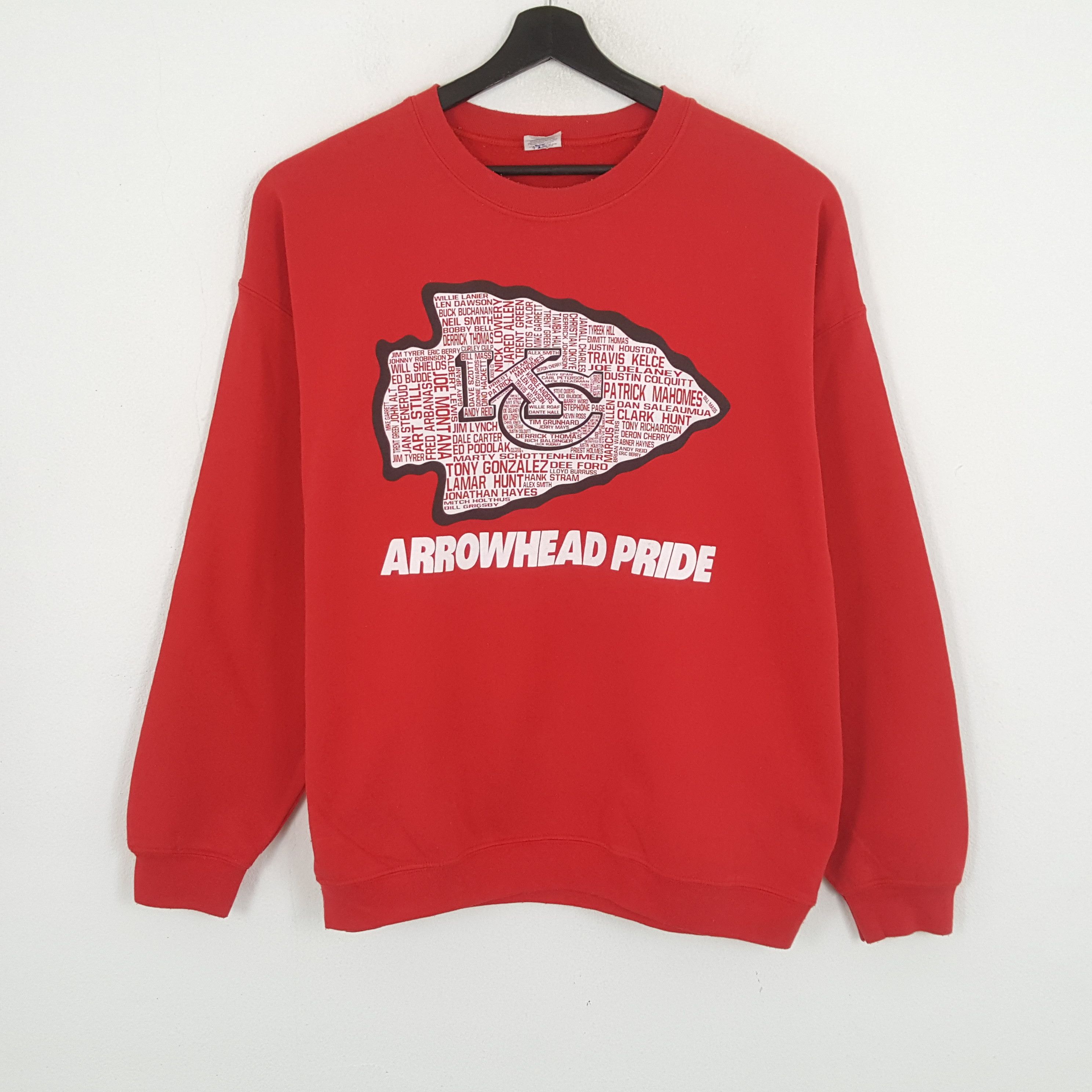 NFL × Vintage ARROWHEAD PRIDE NFL Football Team Sweatshirt Size US XL / EU 56 / 4 - 1 Thumbnail