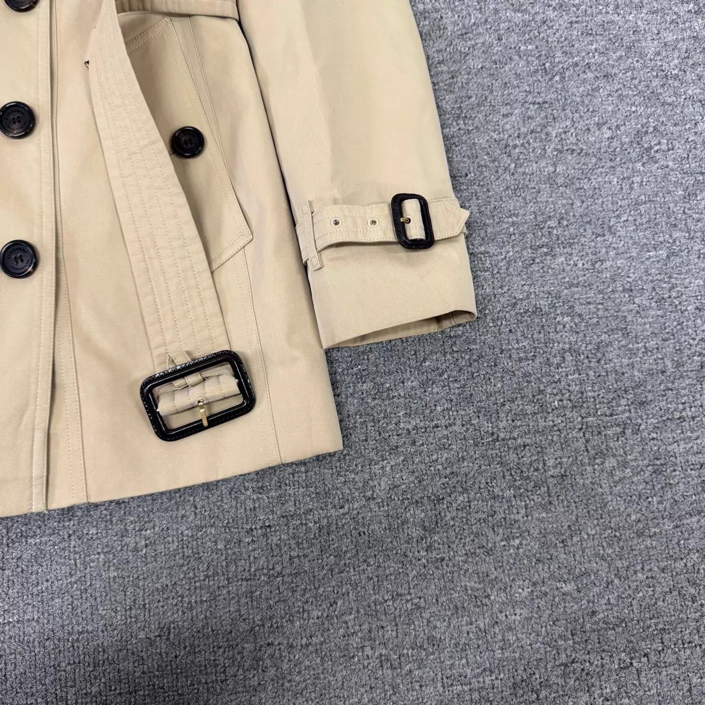 Burberry Burberry Sandringham Double Breasted Belted Trench UK4 99 Size XS / US 0-2 / IT 36-38 - 3 Thumbnail