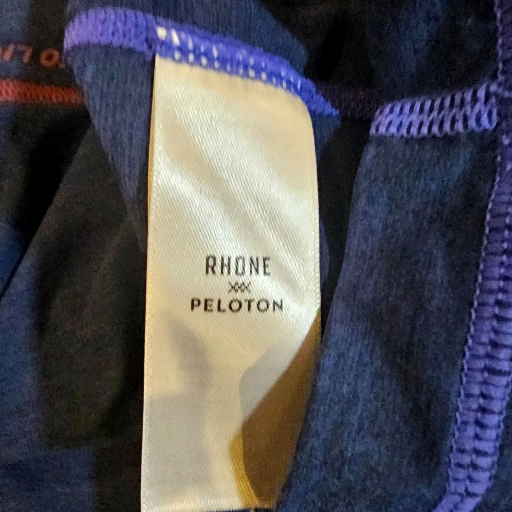Rhone Rhone Shirt Mens Medium Blue Peloton Performance Short Sleeve Stretch Workout Shirt Size US M / EU 48-50 / 2 - 7 Thumbnail