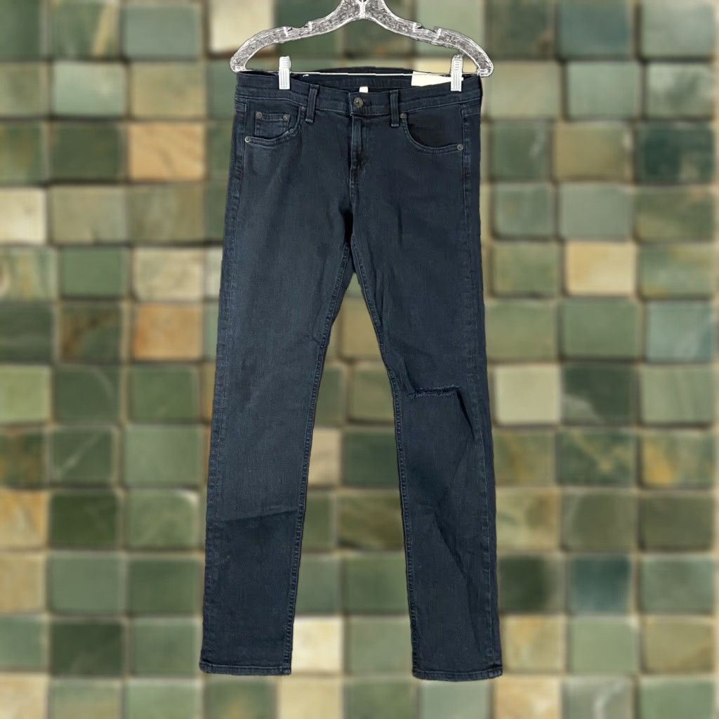Rag & Bone RAG & BONE Jeans The Dre Distressed Skinny Women’s 26 Blue Jeans Women 26 Distressed Skinny Jeans Size 26" / US 2 / IT 38 - 1 Thumbnail