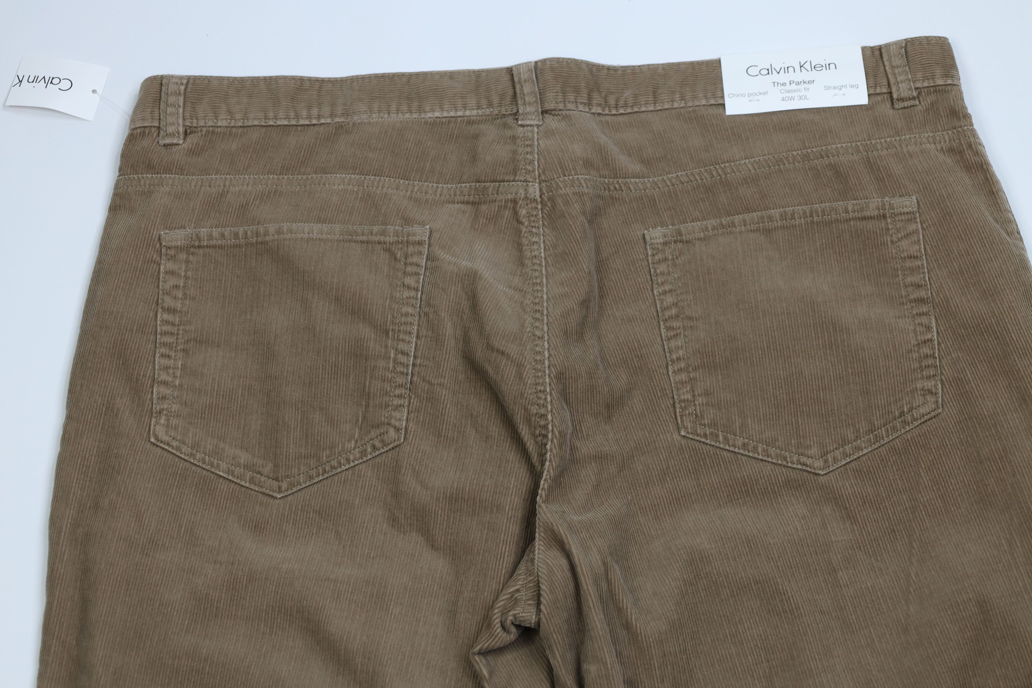 Calvin Klein Deadstock Vintage Y2K Calvin Klein Wide Leg Corduroy Pants Size US 40 / EU 56 - 9 Thumbnail