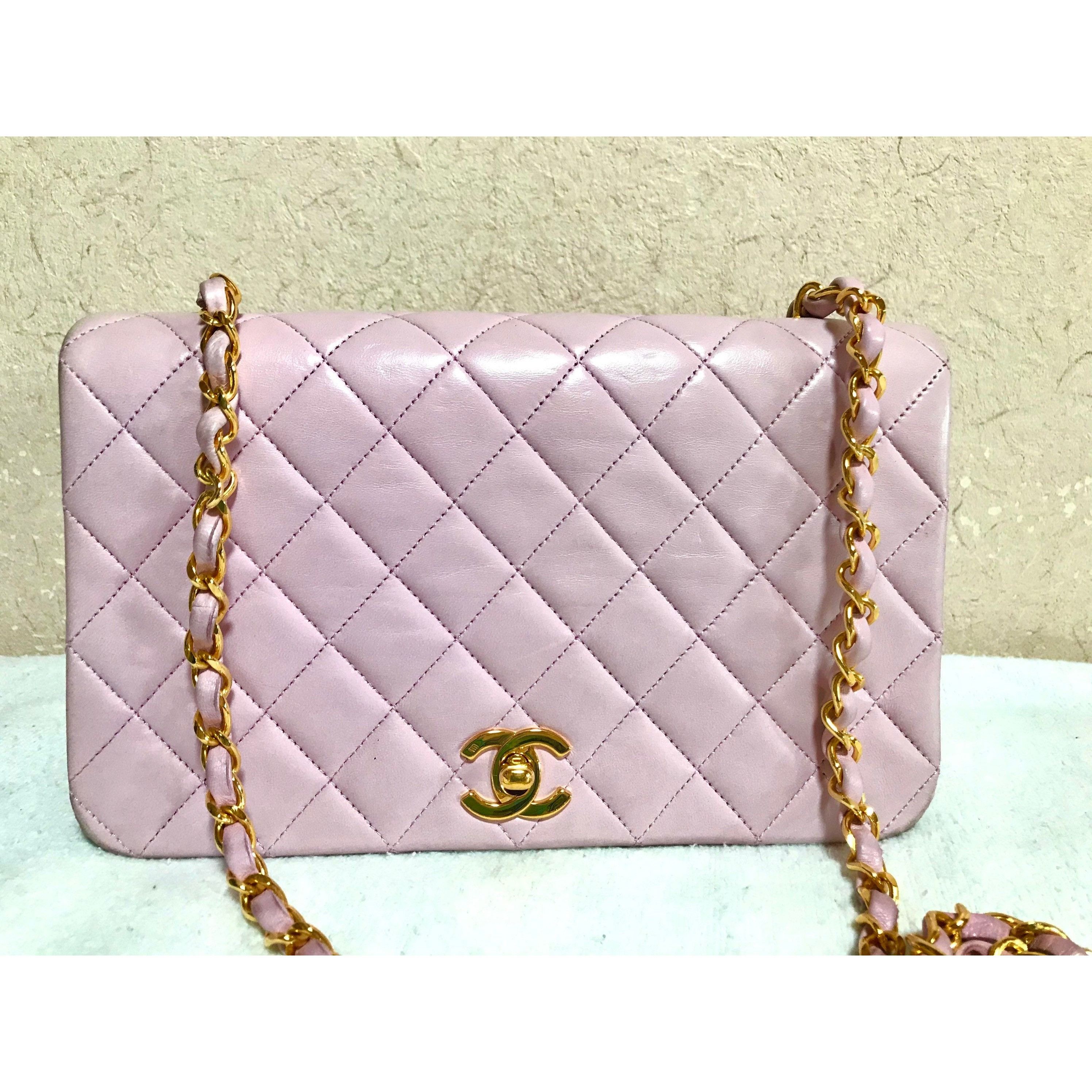 Chanel Vintage CHANEL milky pink 2.55 shoulder bag with golden CC Size ONE SIZE - 2 Thumbnail