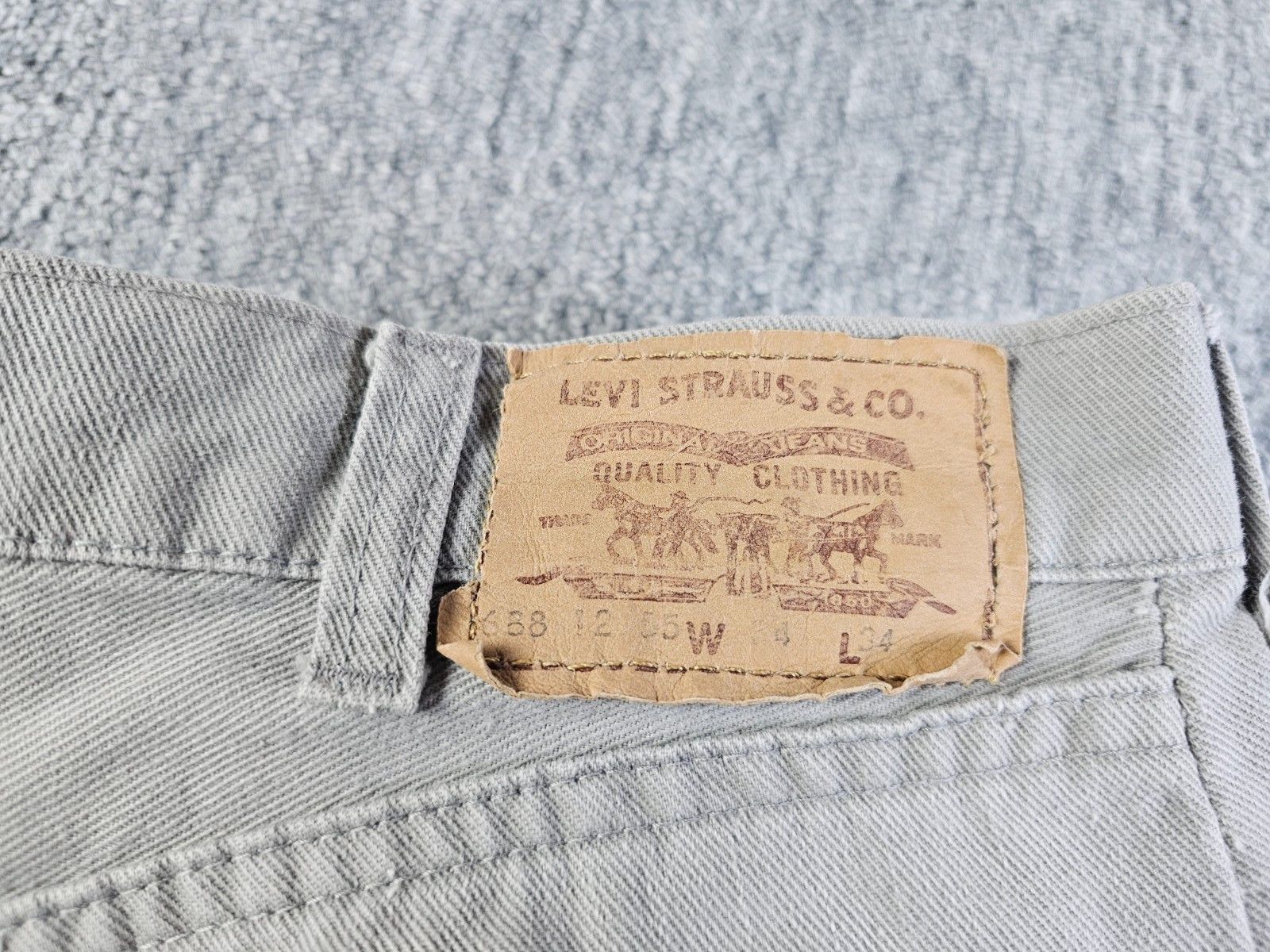 Levi's Vintage 80s Levi's 688 Silver Tab Jeans Made in UK W32 Size US 32 / EU 48 - 5 Thumbnail